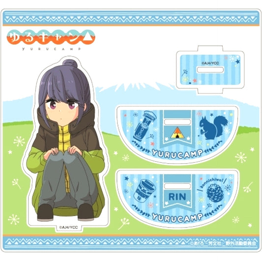 Rin Shima Yuru Camp Yurayura Acrylic Stand [USED]