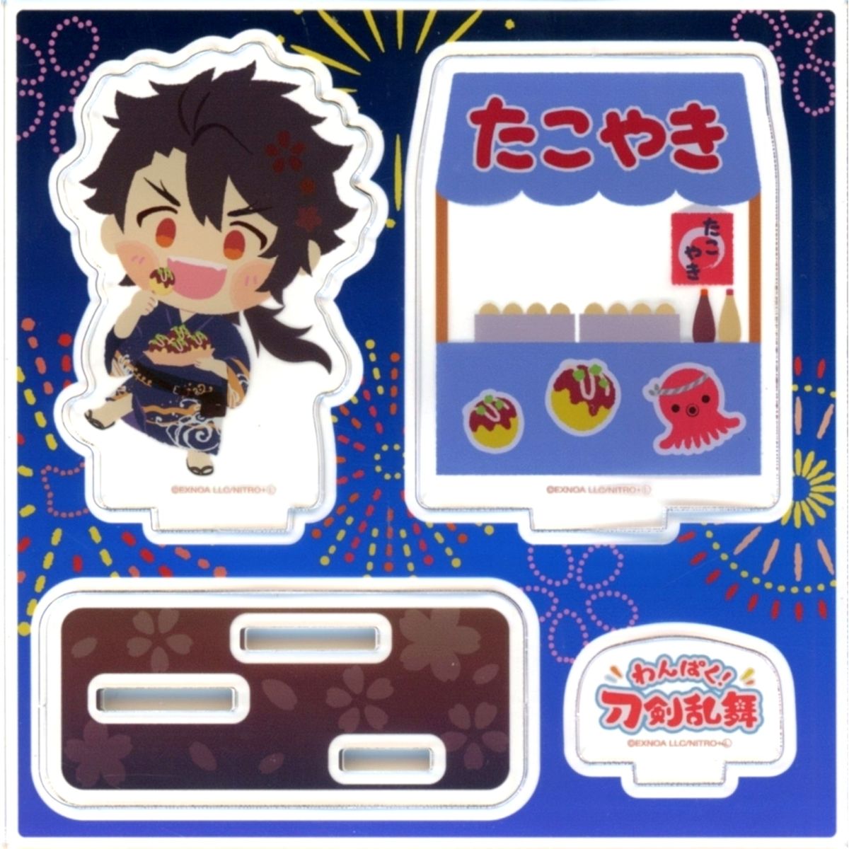 Mutsunokami Yoshiyuki Wanpaku! Touken Ranbu Acrylic Figure Plate Summer Festival POP UP SHOP [USED]