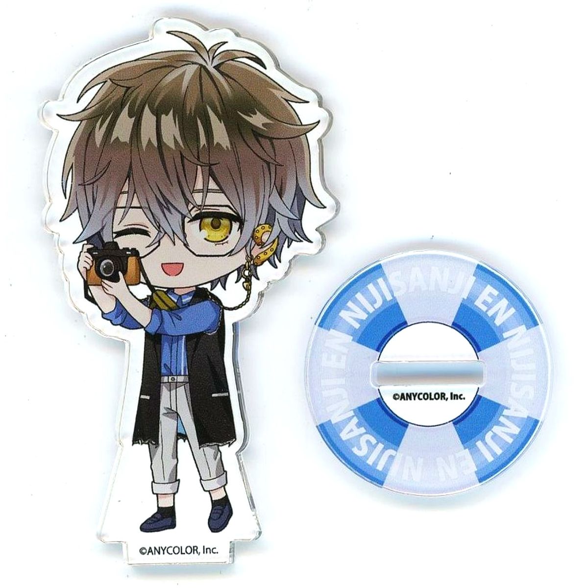 Ike Eveland Virtual YouTuber Nijisanji Mini Acrylic Stand NIJISANJI EN x Manekineko Summer Vacation [USED]