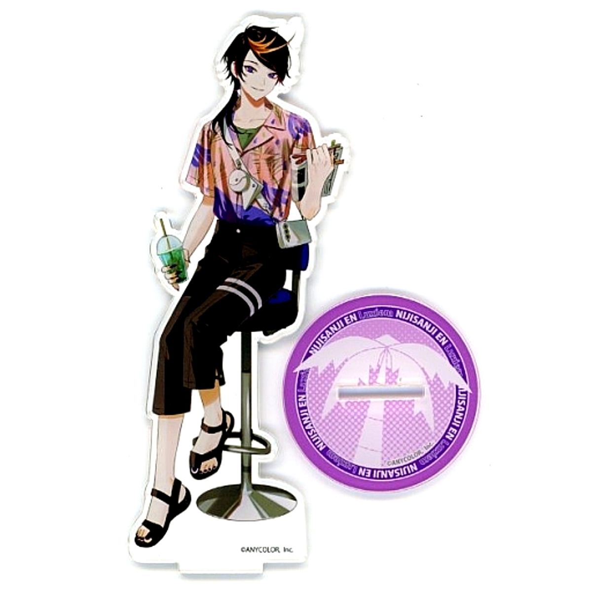 Shu Yamino Virtual YouTuber Nijisanji Acrylic Stand NIJISANJI EN x Manekineko Summer Vacation [USED]