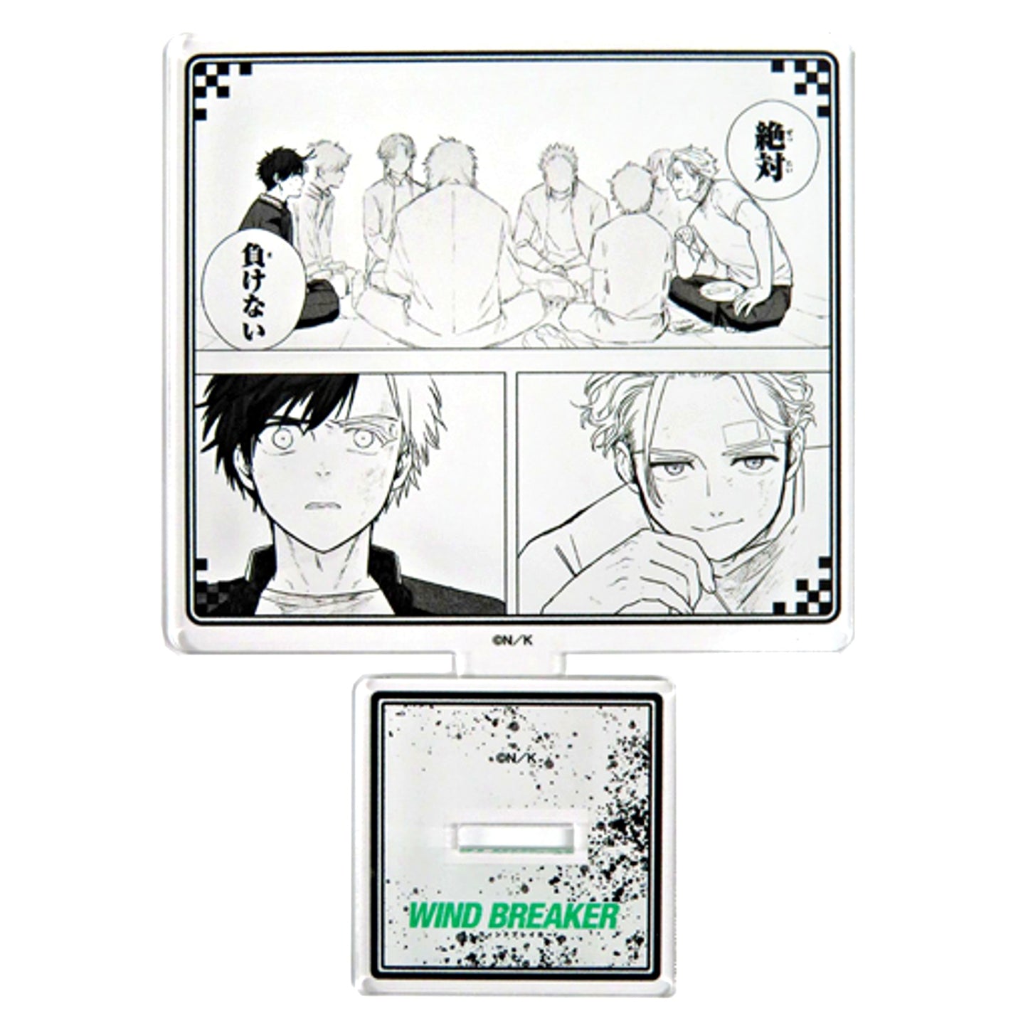 Group Sitting in a Circle WIND BREAKER POP UP SHOP in PRINCESS CAFE Acrylic Stand [USED]