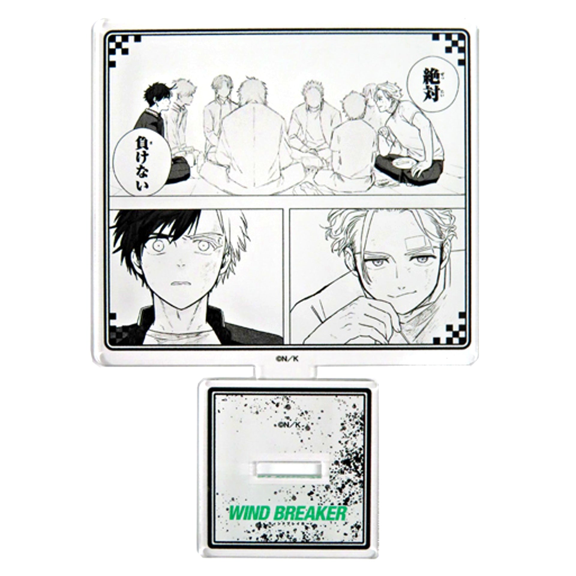 Group Sitting in a Circle WIND BREAKER POP UP SHOP in PRINCESS CAFE Acrylic Stand [USED]