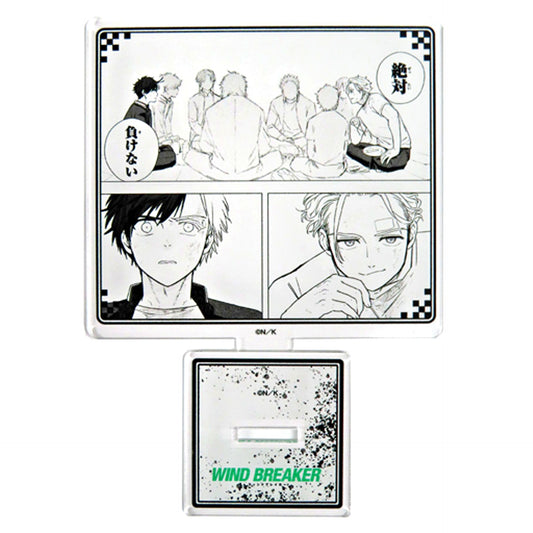 Group Sitting in a Circle WIND BREAKER POP UP SHOP in PRINCESS CAFE Acrylic Stand [USED]