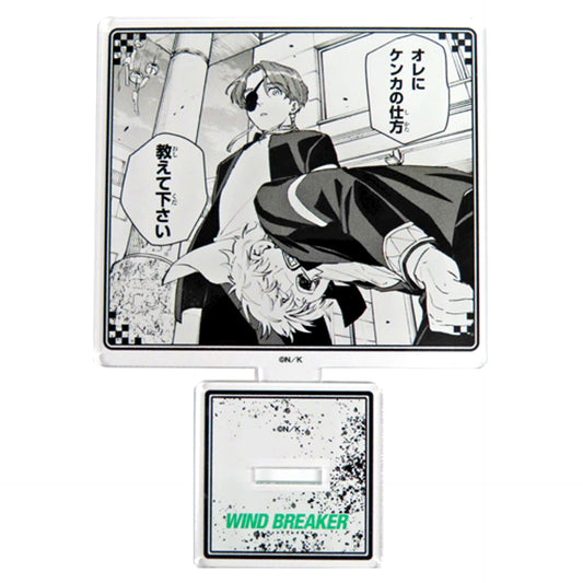 Akihiko Nirei & Hayato Suo WIND BREAKER POP UP SHOP in PRINCESS CAFE Acrylic Stand [USED]