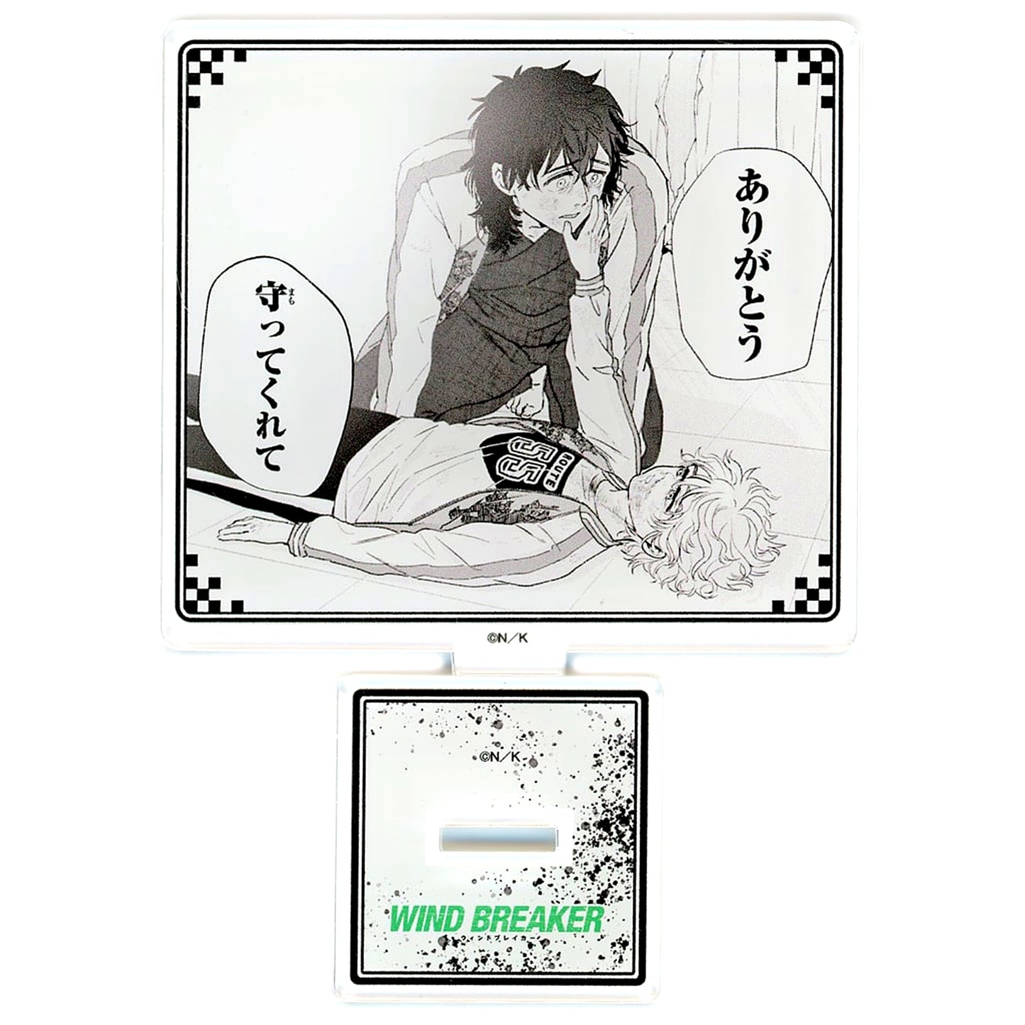 Choji Tomiyama and Jo Togame Acrylic Stand WIND BREAKER POP UP SHOP in PRINCESS CAFE [USED]