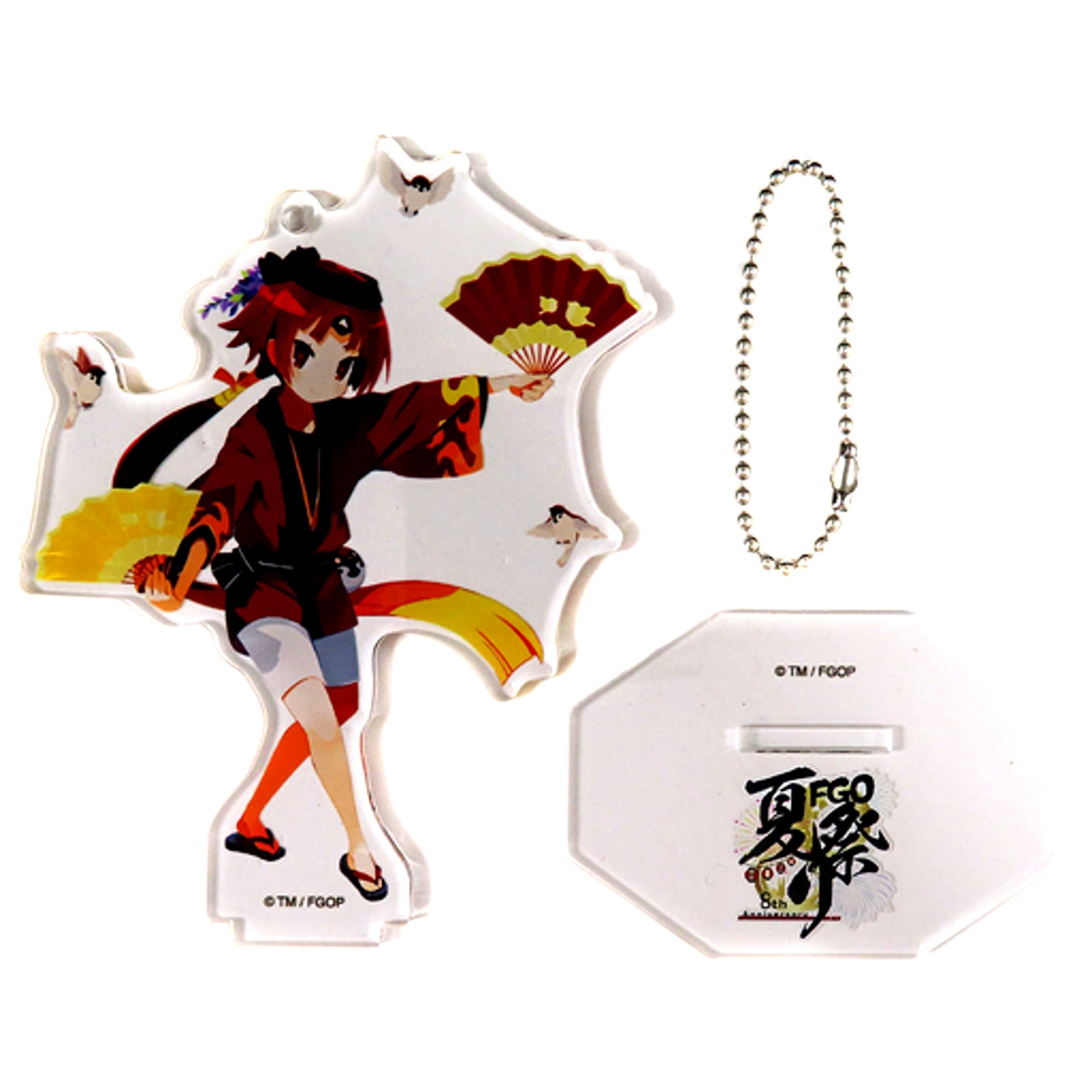Saber Beni-Enma Servant Specific Drawn Illustration Acrylic Mascot B Fate/Grand Order Fes 2023 Summer Festival 8th Anniversary [USED]