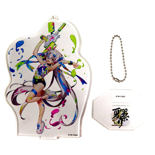 Lancer Jeanne d'Arc Alter Santa Lily Fate/Grand Order Servant Specific Drawn Illustration Acrylic Mascot D Fate/Grand Order Fes. 2023 Summer Festival 8th Anniversary [USED]