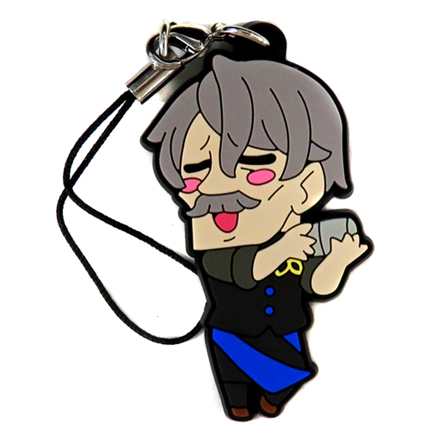 Archer James Moriarty Fate/Grand Order Riyo Drawn Illustration Rubber Charm Fate/Grand Order Fes. 2023 Summer Festival 8th Anniversary [USED]