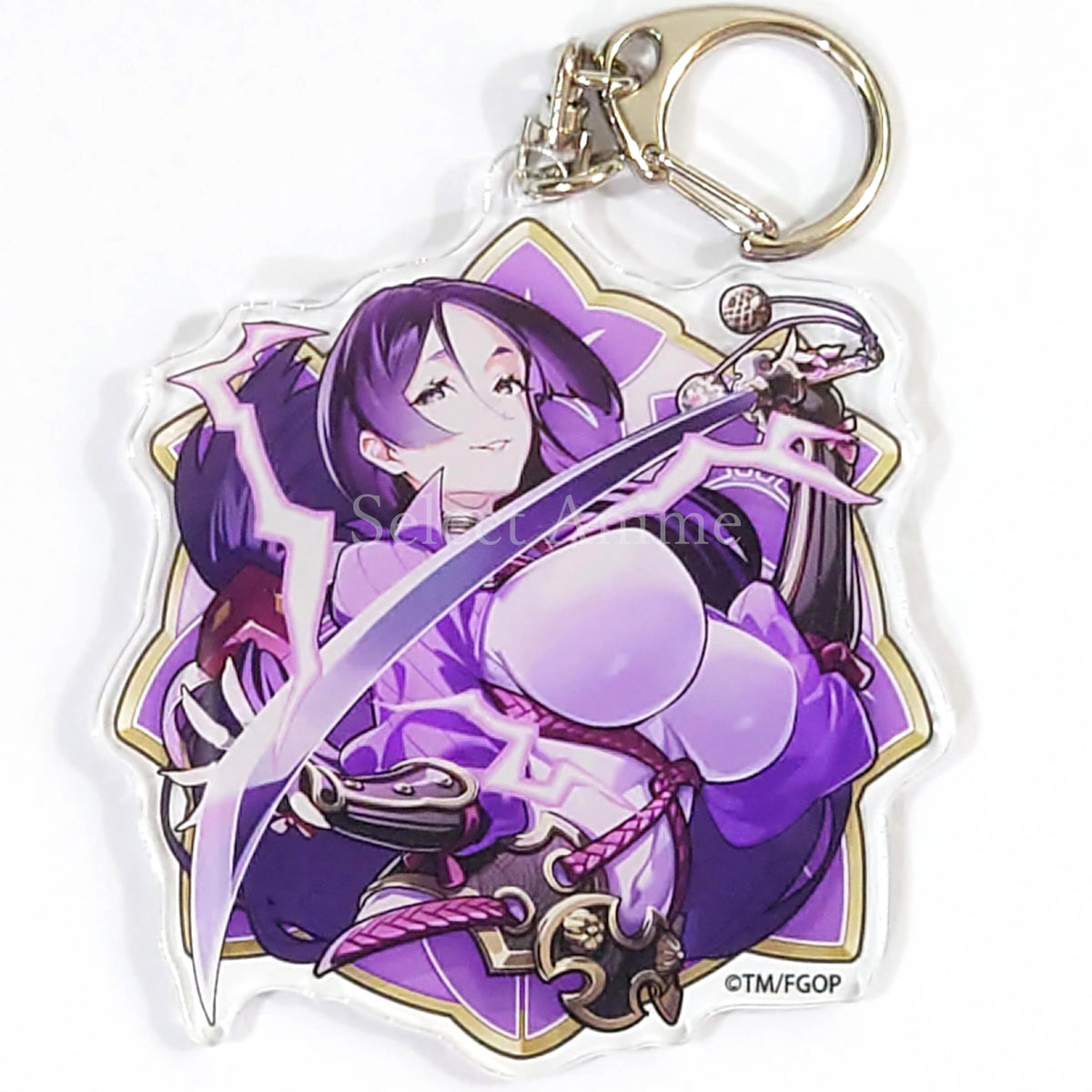 Fate/Grand Order Blade of Love without a Destination Command Code Acrylic Keychain Vol.6 Fes. 2023 Summer Festival 8th Anniversary Limited Keychains [USED]