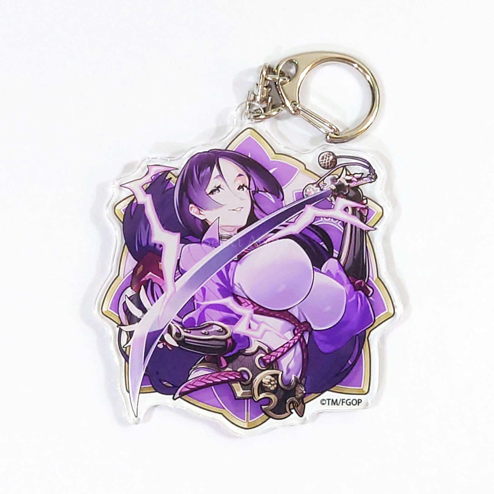 Fate/Grand Order Blade of Love without a Destination Command Code Acrylic Keychain Vol.6 Fes. 2023 Summer Festival 8th Anniversary Limited Keychains [USED]