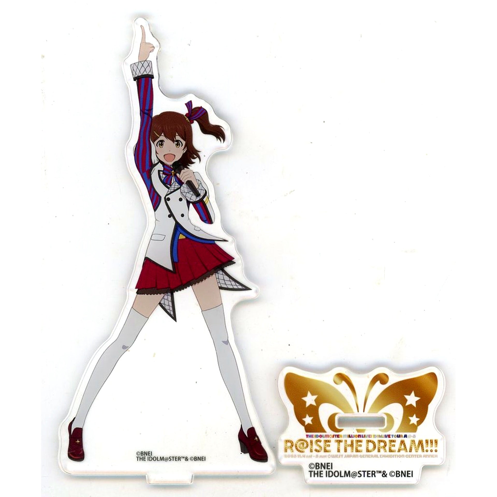 Mirai Kasuga 10th Act-3 Ver. Idolmaster Million Live! Official Acrylic Stand [USED]