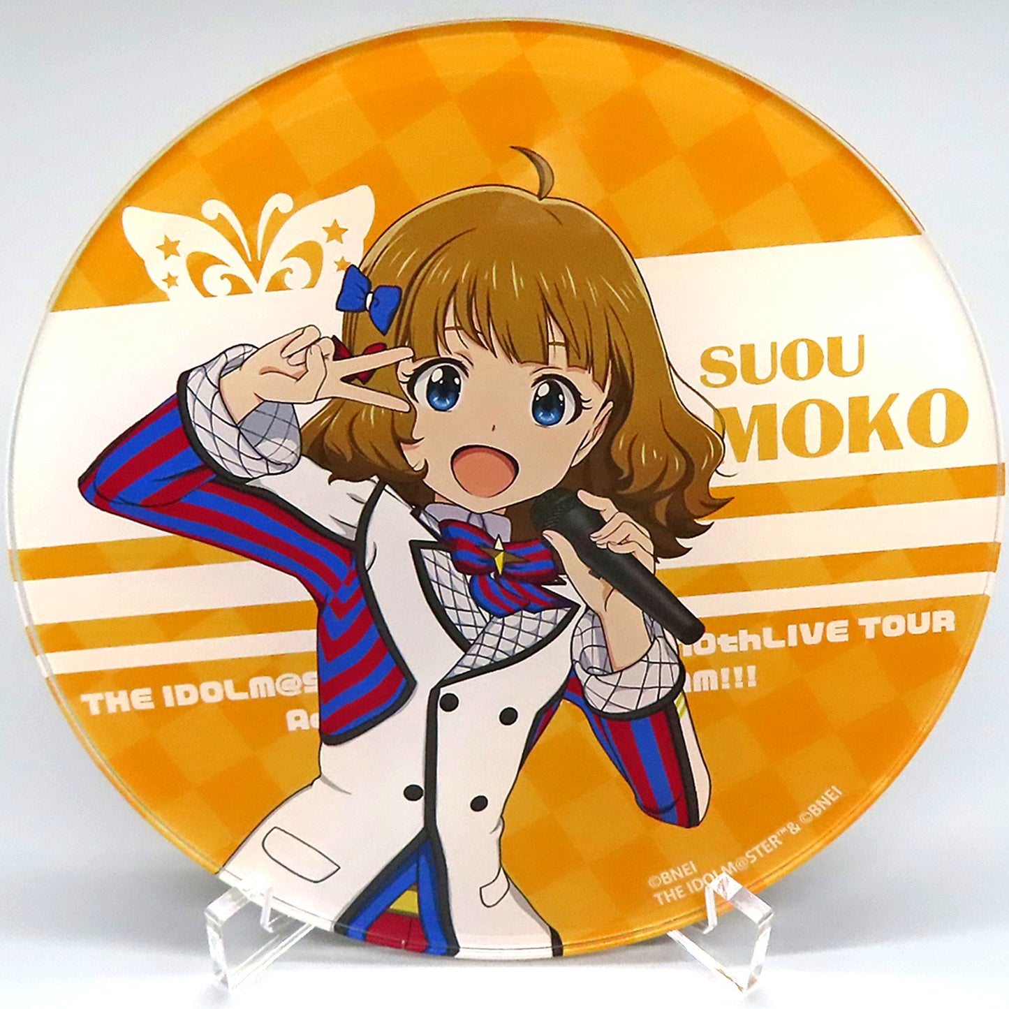 Momoko Suou 10th Act-3 Ver. THE IDOLM@STER MILLION LIVE! Official Round Acrylic Panel [USED]
