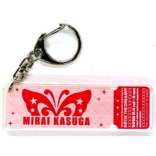 Mirai Kasuga The Idolmaster Million Live! Official Name Keychain 10th Act-3 ver. [USED]