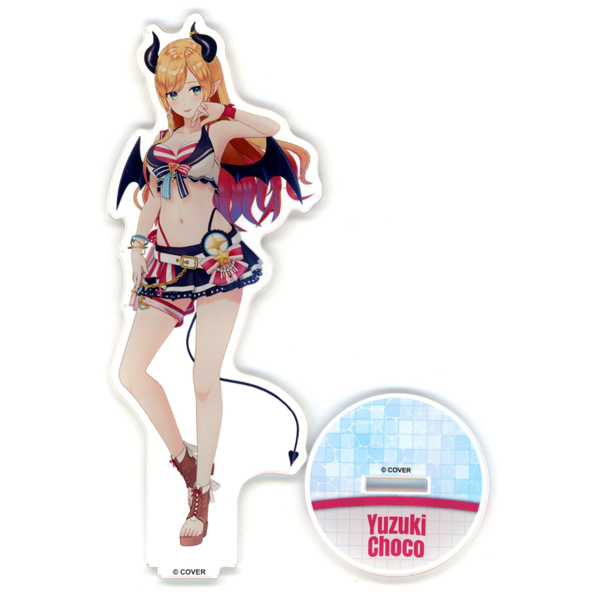Yuzuki Choco Summer Splash Party Ver. VTuber Hololive 3D Acrylic Stand Hololive Summer 2023 [USED]