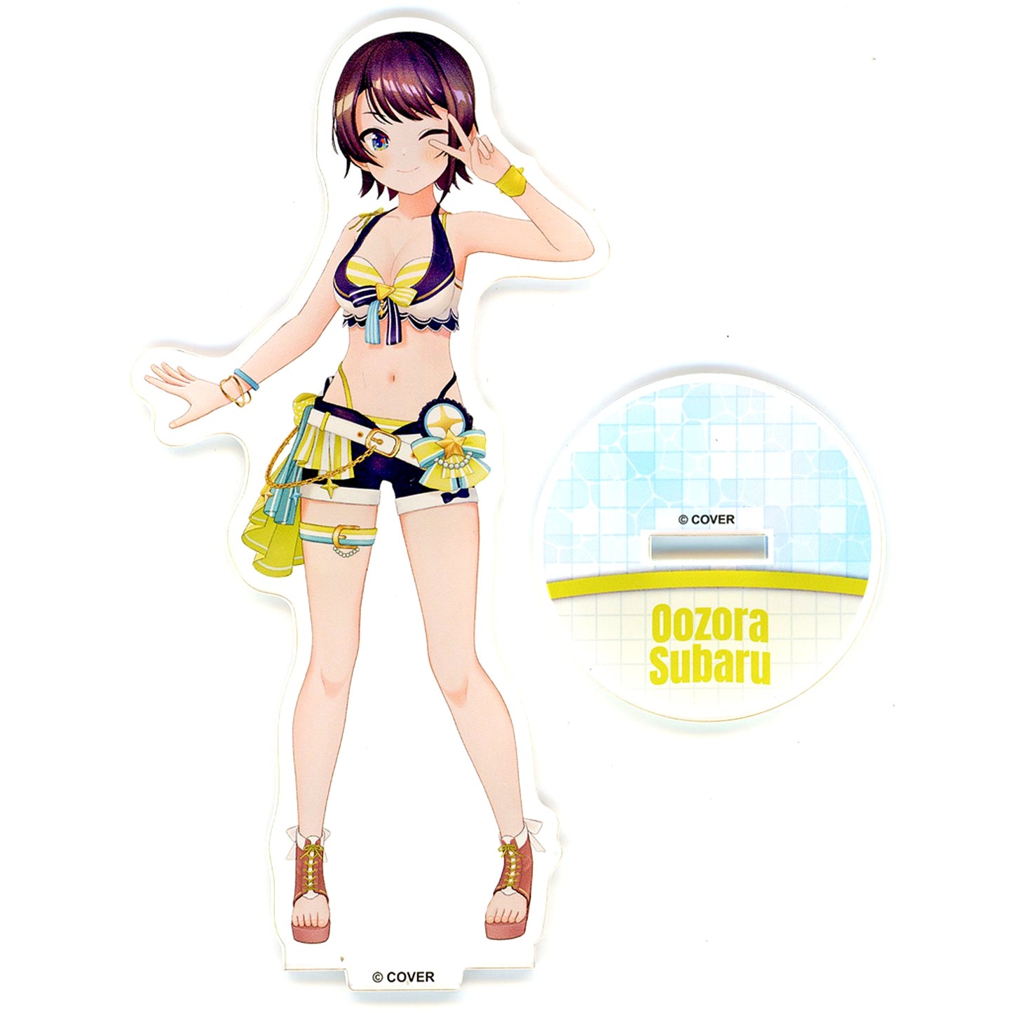Oozora Subaru 3D Acrylic Stand Summer Splash Party Ver. VTuber hololive hololive Summer 2023 [USED]