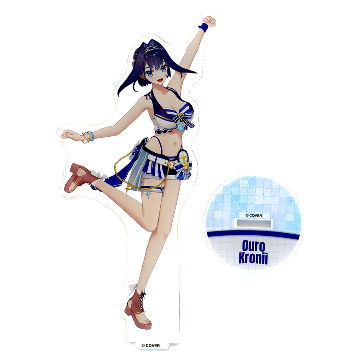 Ouro Kronii 3D Acrylic Stand Summer Splash Party Ver. Virtual YouTuber Holo Live hololive Summer 2023 [USED]