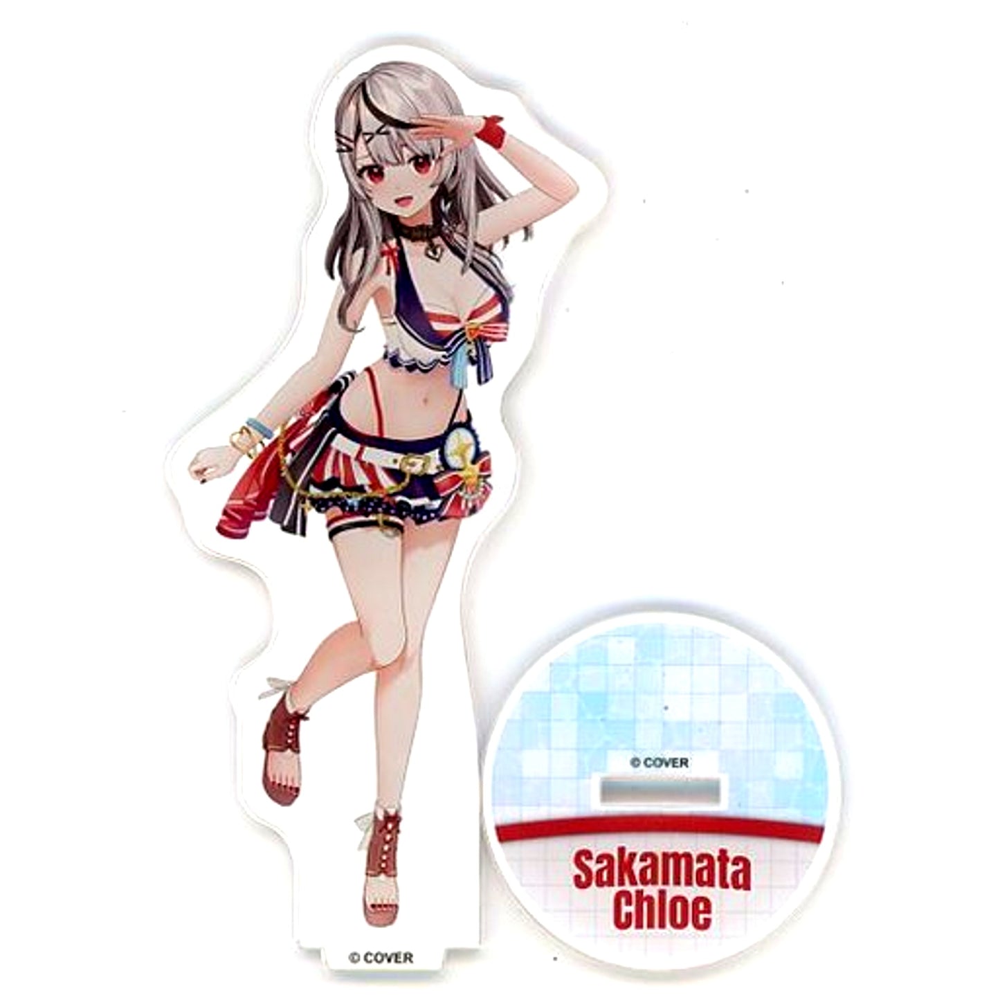 Sakamata Chloe 3D Acrylic Stand Summer Splash Party ver. Virtual YouTuber hololive hololive Summer 2023 [USED]