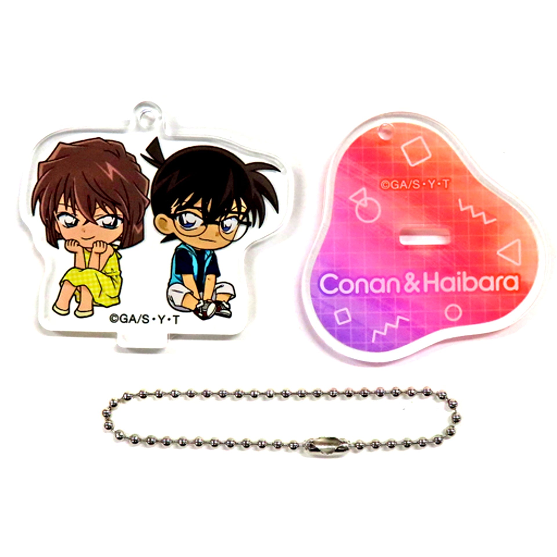 Conan Edogawa & Ai Haibara Detective Conan Acrylic Keychain Collection with Stand [USED]