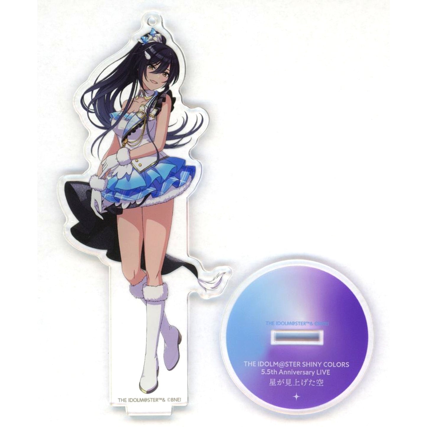 Sakuya Shirase The Idolmaster Shiny Colors Official Acrylic Stand Keychain Hoshi ga Miageta Sora ver. [USED]