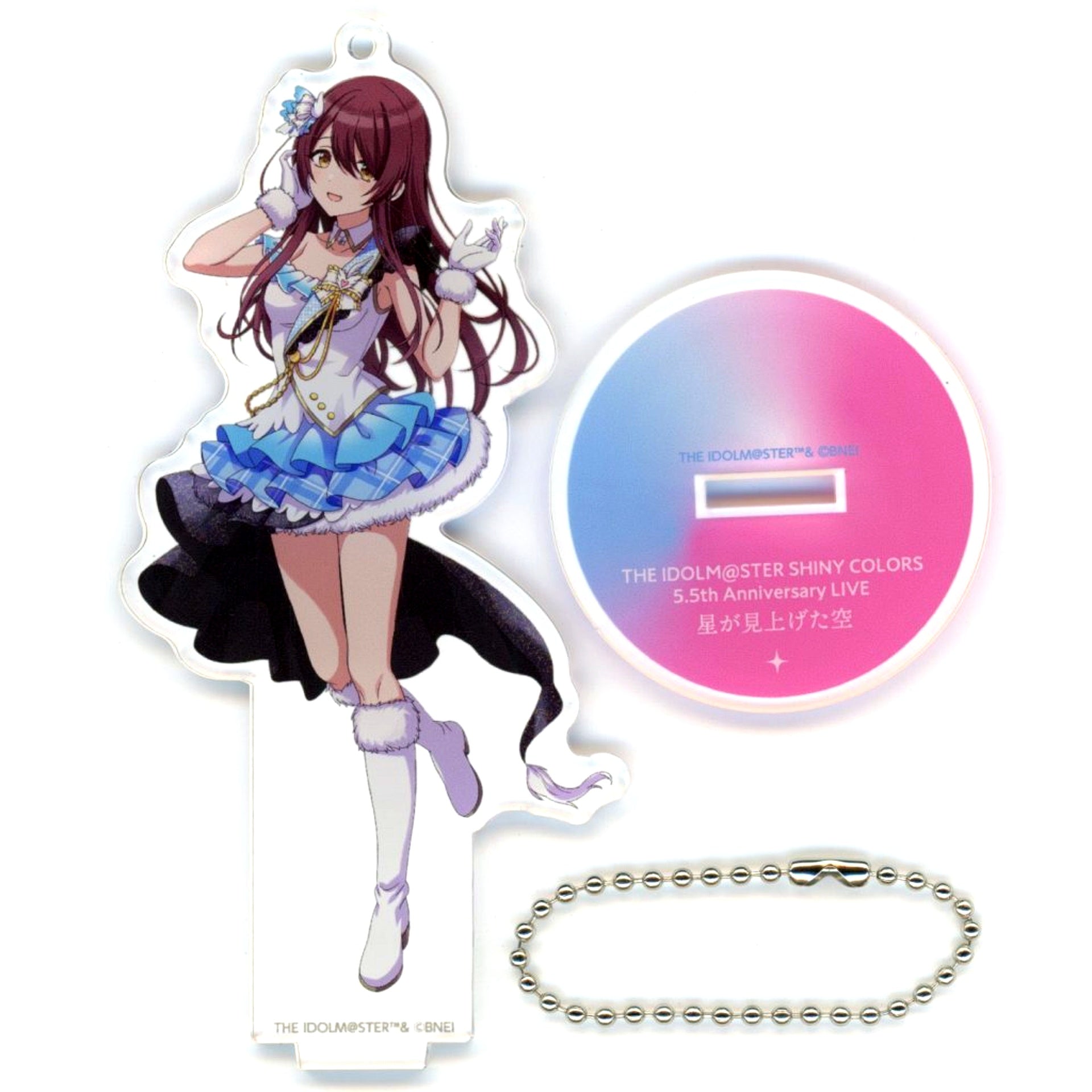 Tenka Osaki The Idolmaster Shiny Colors Official Acrylic Stand Keychain Hoshi ga Miageta Sora ver. [USED]
