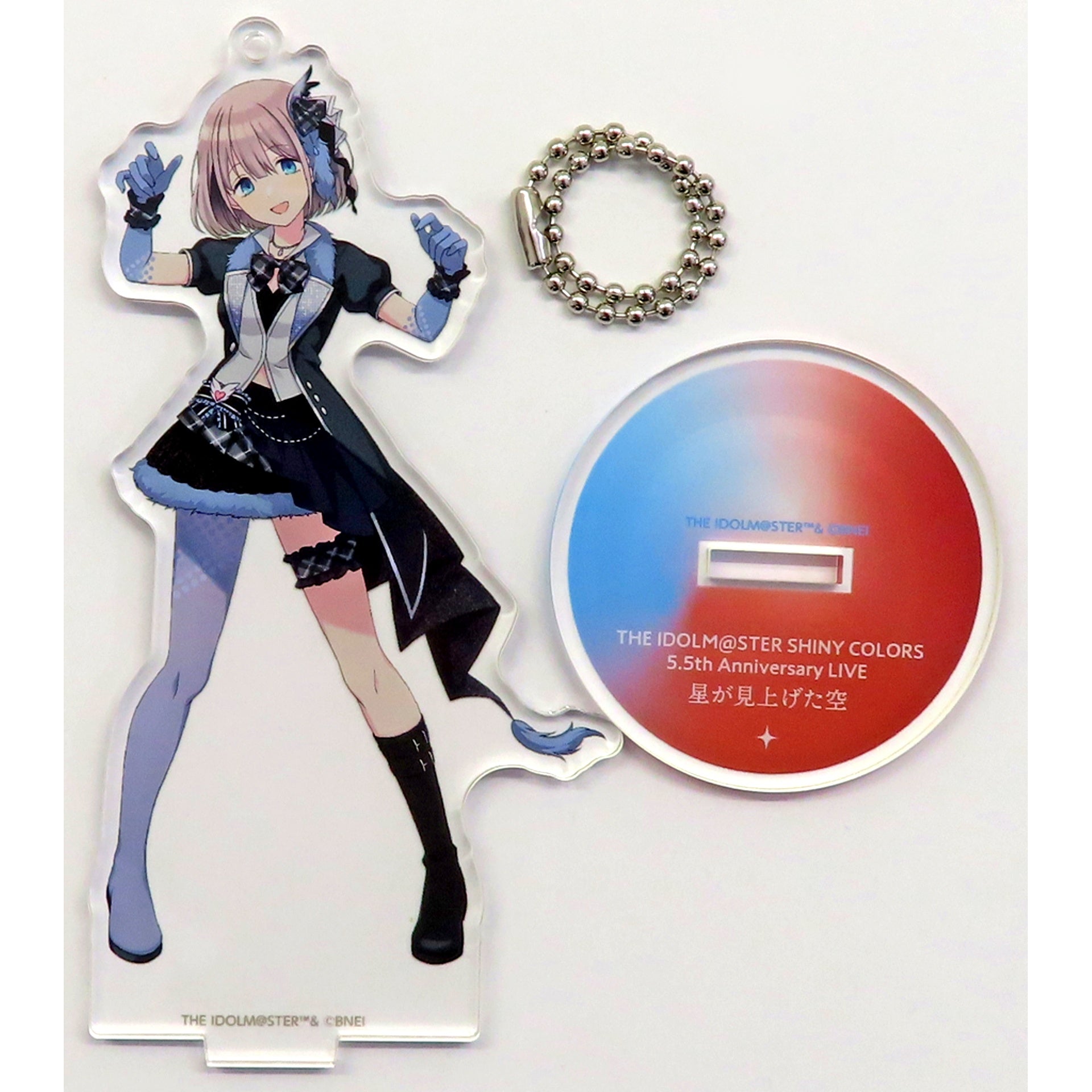 Asahi Serizawa The Idolmaster Shiny Colors Official Acrylic Stand Keychain Hoshi ga Miageta Sora ver. [USED]