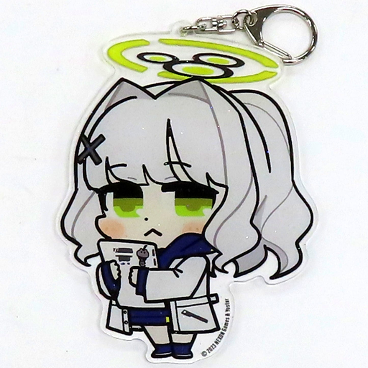 Hare Omagari Blue Archive Trading Huge Sparkling Acrylic Keychain 2.5th Anniv Akiba CO Gallery [USED]