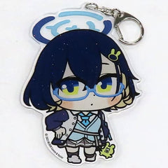 Blue Archive Chihiro Kagami Glitter Acrylic Keychain 2.5th Anniversary Pop-Up Store in Akiba CO Gallery Exclusive Keychains [USED]