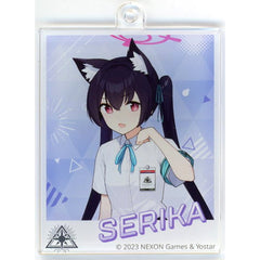 Blue Archive Serika Kuromi Newly-Drawn Acrylic Key Ring 2.5th Anniversary Pop-Up Store in Akiba CO Gallery Exclusive Keychains [USED]