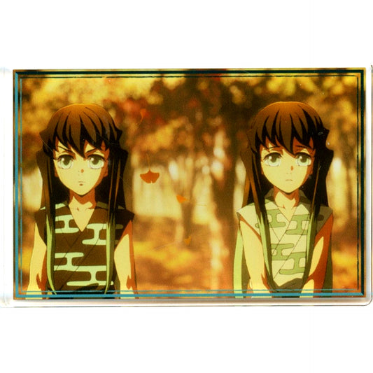 Yuichiro Tokito & Muichiro Tokito Side by Side Kizuna Acrylic Block Demon Slayer Pop-up Shop Locus of Kizuna [USED]