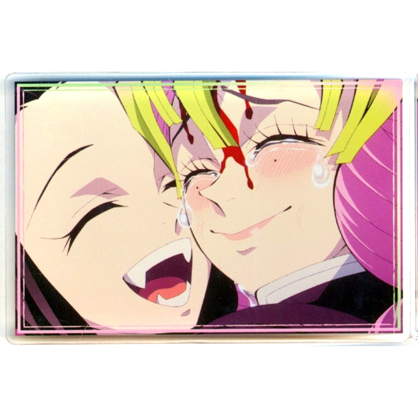 Nezuko Kamado & Mitsuri Kanroji Kizuna Acrylic Block Demon Slayer: Kimetsu no Yaiba Pop-up Shop Kizuna no Kiseki [USED]