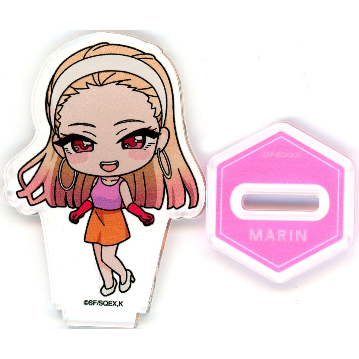 Marin Kitagawa Deformed 60S Acrylic Stand Kujiluck Online My Dress-Up Darling Full of Marin Kuji D Prize [USED]