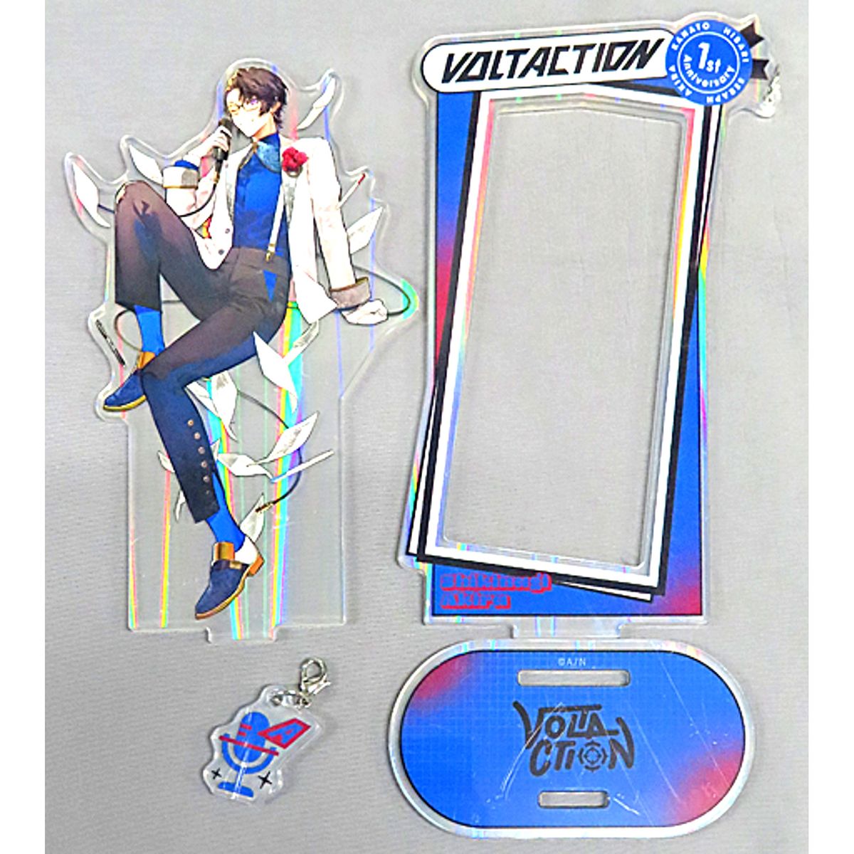 Shikinagi Akira VOLTACTION Virtual YouTuber Nijisanji Acrylic Stand VOLTACTION 1st Anniversary Goods [USED]