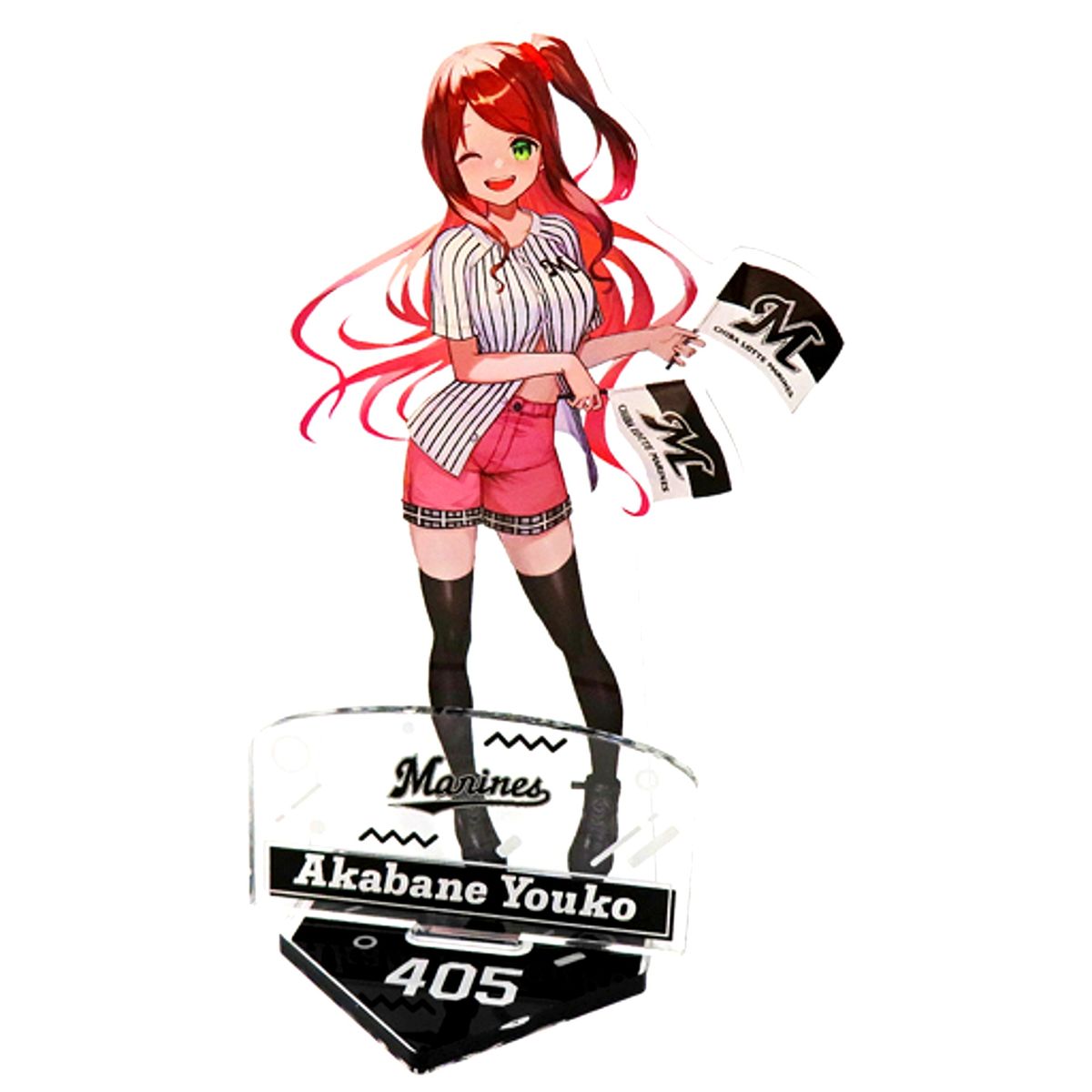 Akabane Youko Chiba Lotte Marines Acrylic Stand Rakuten Collection Pacific League 6 Teams x Virtual YouTuber Nijisanji Online Lottery Pattern A Prize B-4 [USED]