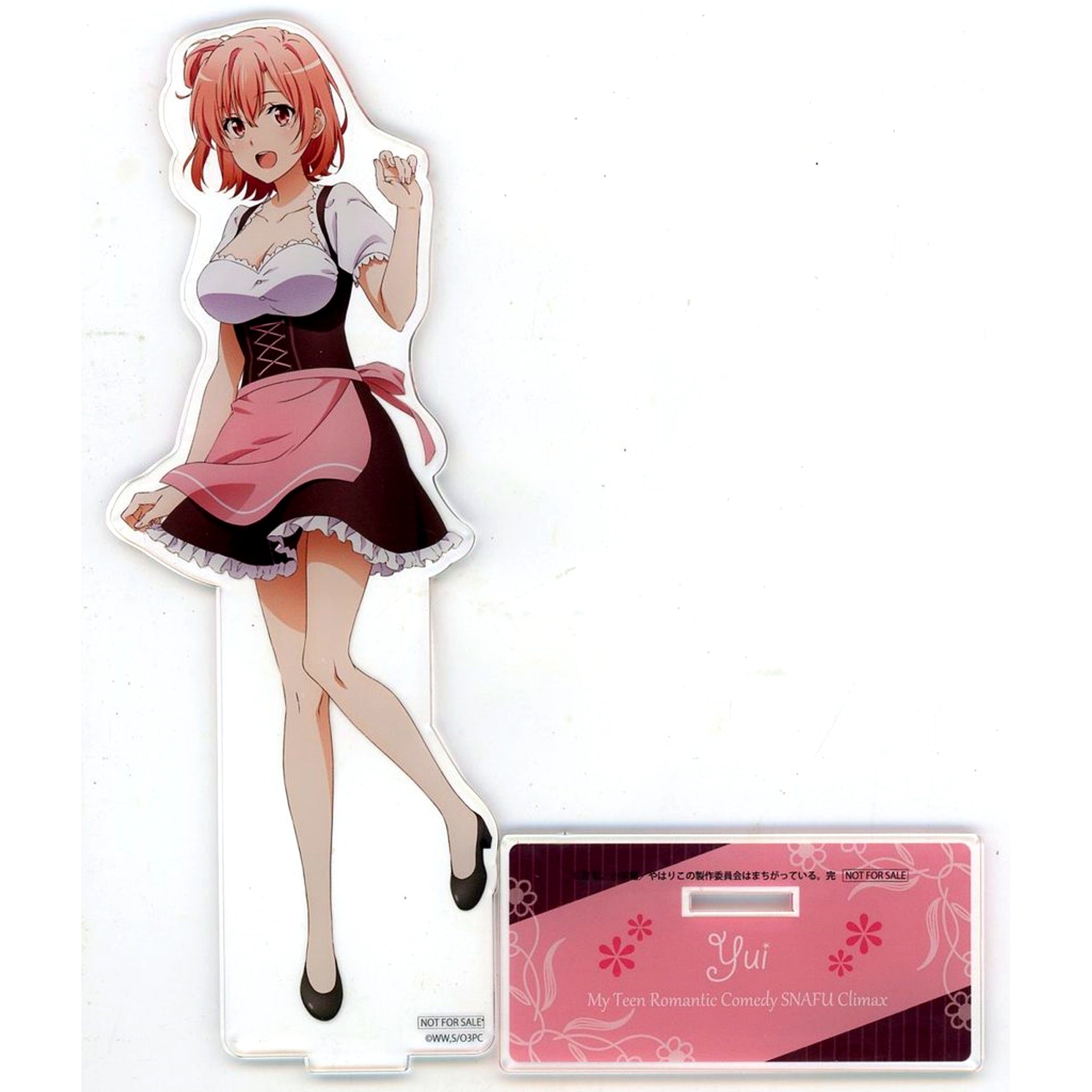Yui Yuigahama B Prize My Teen Romantic Comedy SNAFU Climax 3rd Sobu High School Service Club Mock Store Venue Purchase Bonus Special Lottery Dirndl Ver. Illustration BIG Acrylic Figure [USED]