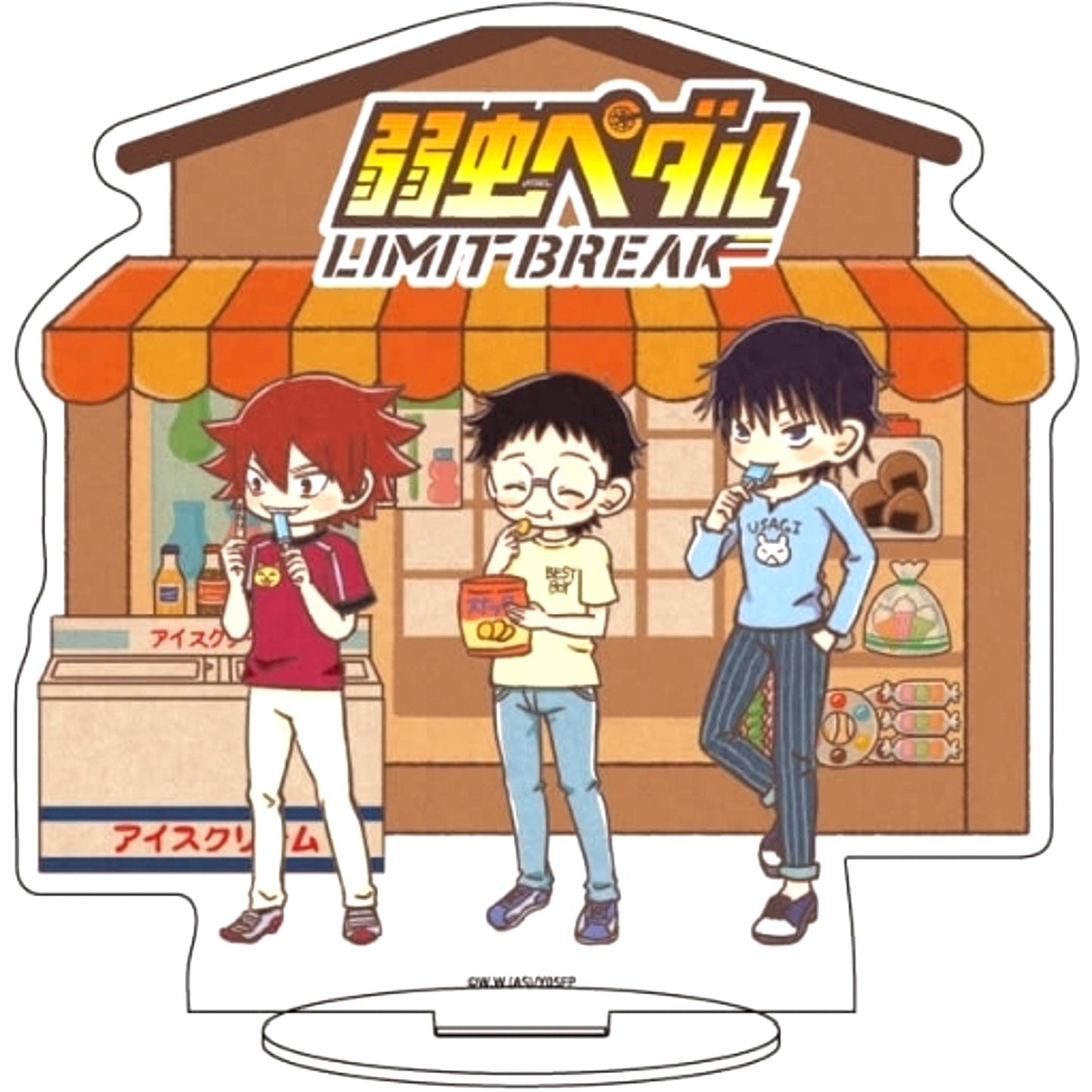 Sakamichi Onoda & Shunsuke Imaizumi & Shokichi Naruko 12. Retro Art Illustration Character Acrylic Figure Yowamushi Pedal LIMIT BREAK [USED]