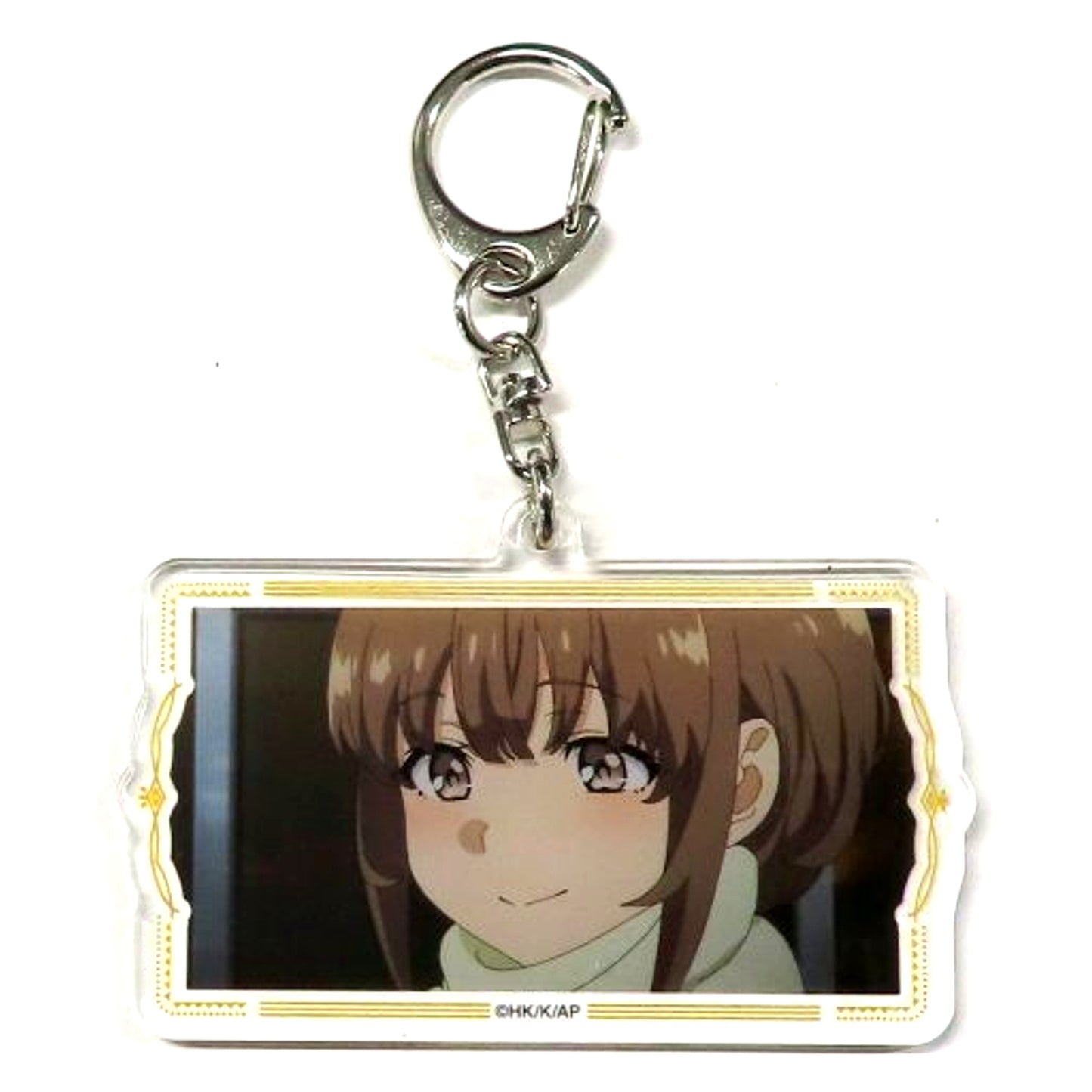 Kaede Azusagawa Scene Shot 1 C-5 Prize Kujibikido Rascal Does Not Dream of a Sister Venturing Out Online Kuji Acrylic Keychain [USED]