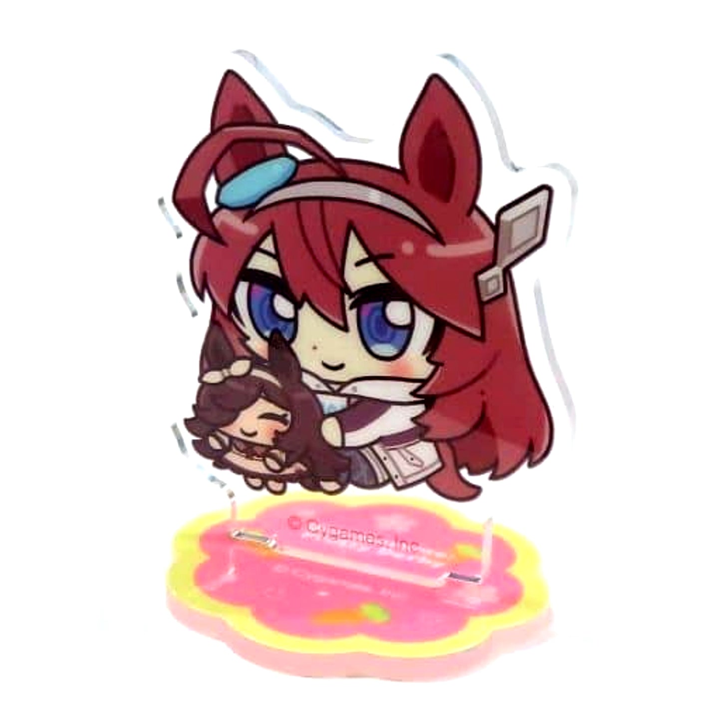 Mihono Bourbon & Rice Shower Uma Musume Pretty Derby POP UP STORE in Marui All Seasons Together with Plush Toys Trading Acrylic Stand Spring and Summer Together with Plush Toys [USED]