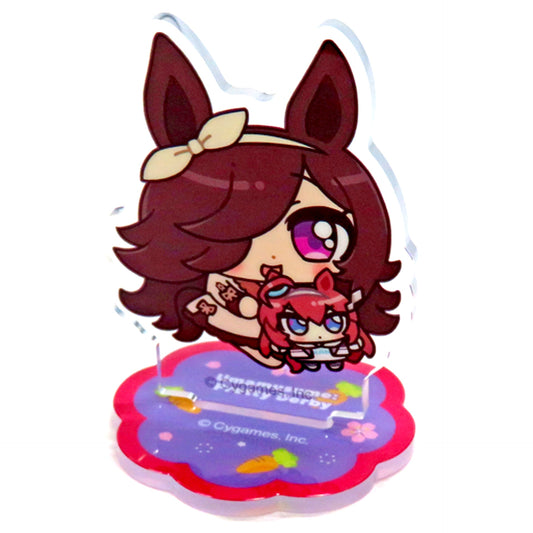 Rice Shower & Mihono Bourbon Uma Musume: Pretty Derby POP UP STORE in Marui Trading Acrylic Stand [USED]
