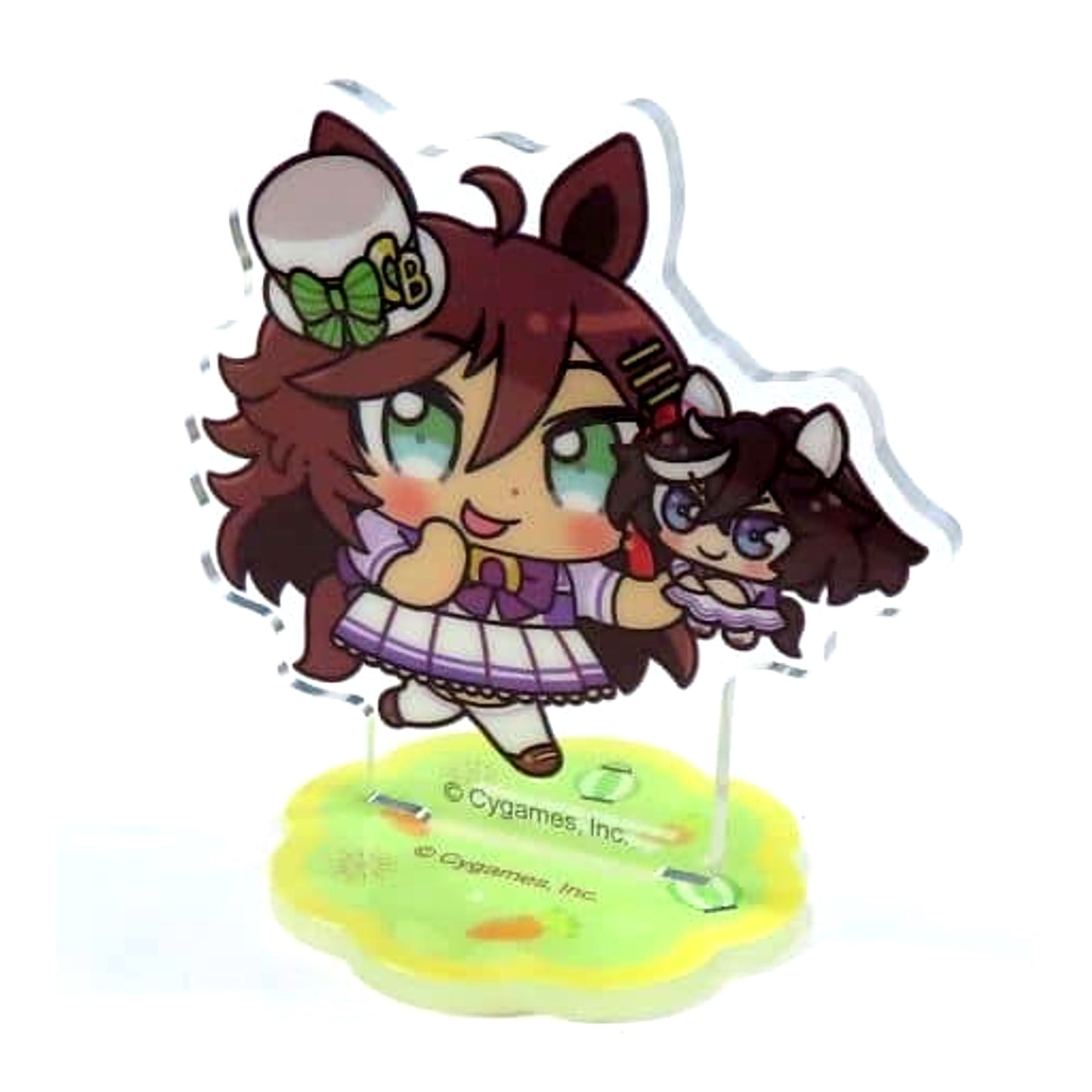 Mr. C.B. & Katsuragi Ace Uma Musume Pretty Derby POP UP STORE in Marui All Seasons Together with Plush Toys Trading Acrylic Stand Spring and Summer Together with Plush Toys [USED]