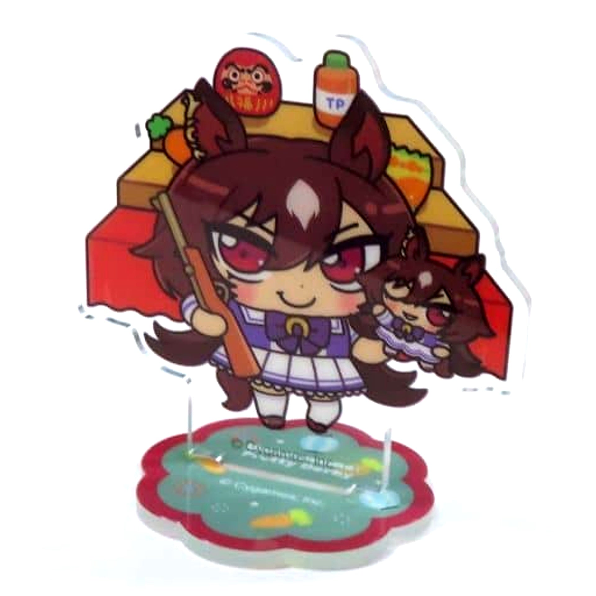 Sirius Symboli Uma Musume Pretty Derby POP UP STORE in Marui All Seasons Together with Plush Toys Trading Acrylic Stand Spring and Summer Together with Plush Toys [USED]