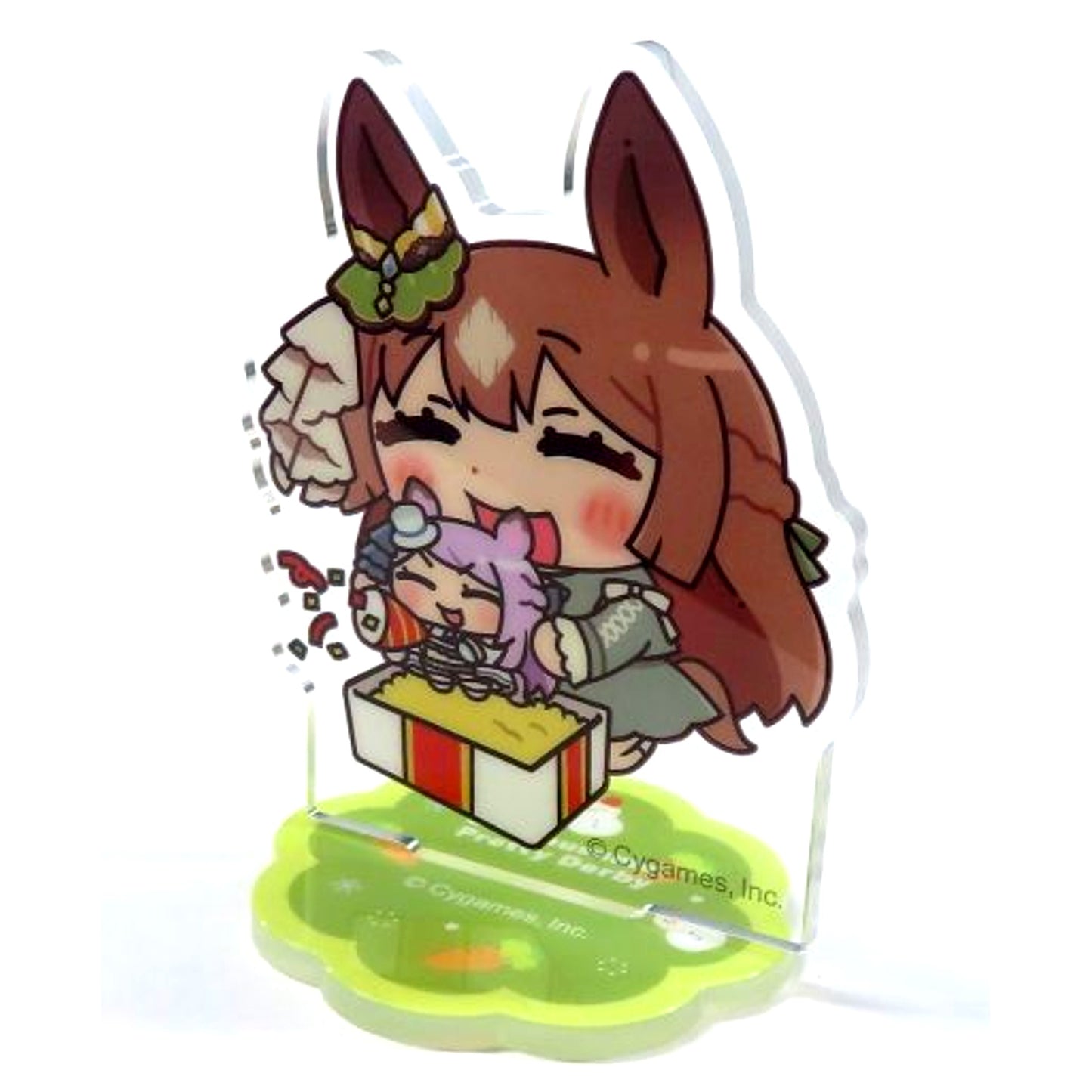 Satono Diamond & Mejiro McQueen Uma Musume Pretty Derby POP UP STORE in Marui Spring Summer Autumn Winter Plush Together Trading Acrylic Stand Autumn Winter Plush Together [USED]