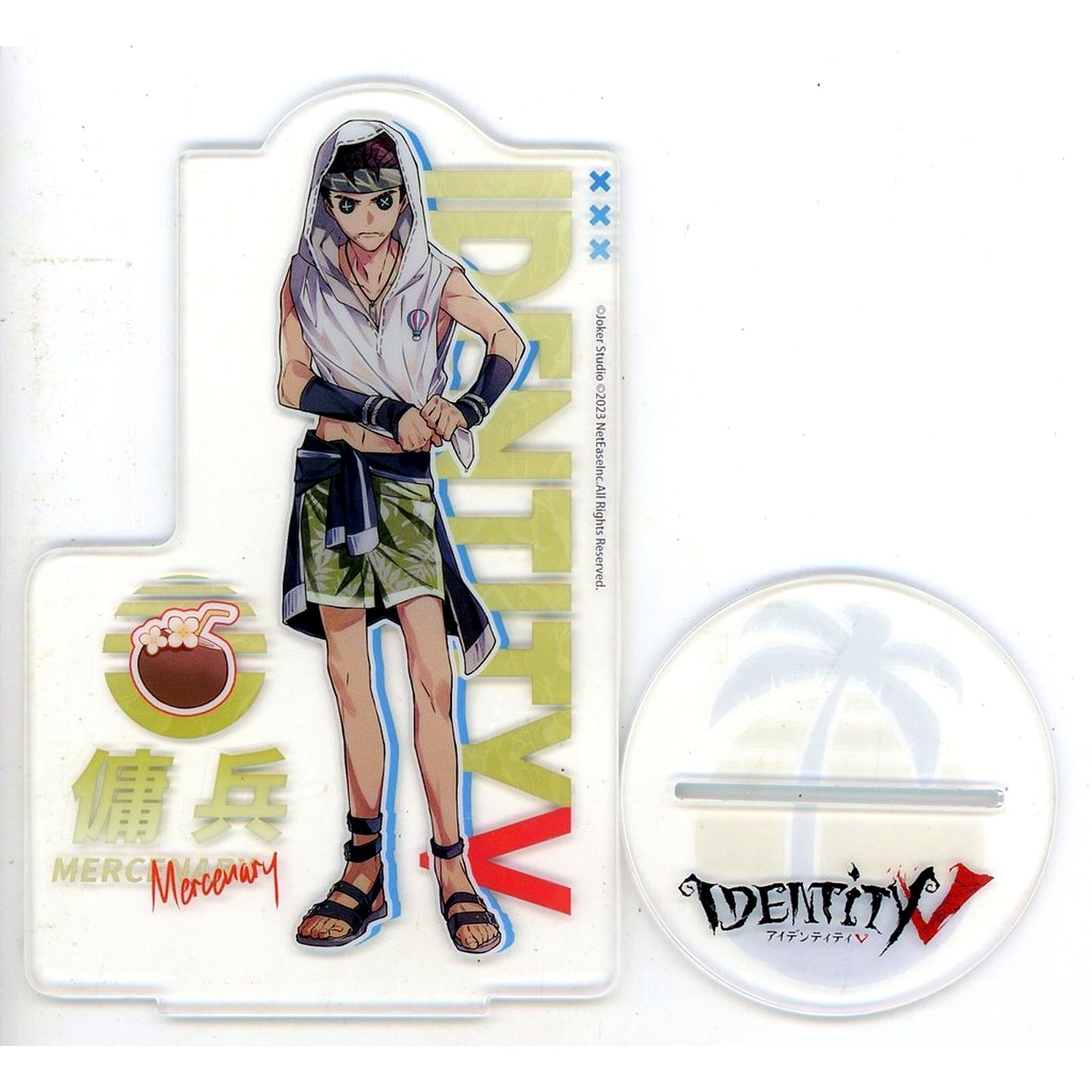 Mercenary Naib Subedar Identity V Model Series Summer Dive! C102 Goods Acrylic Stand [USED]