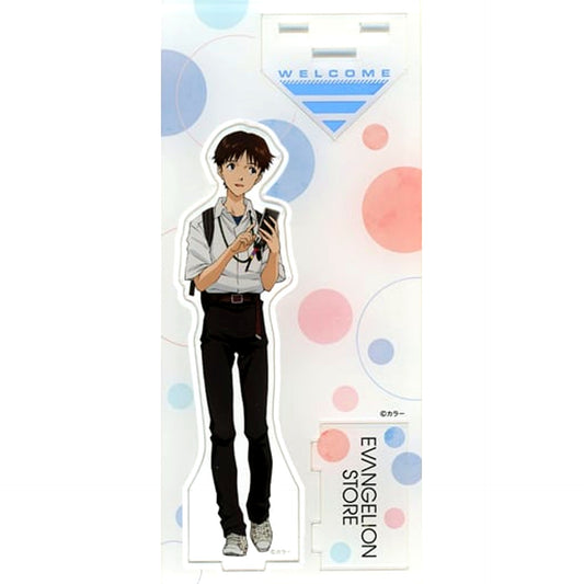 Shinji Ikari Acrylic Stand Outing with 5 Characters Evangelion Eva Store Ltd [USED]