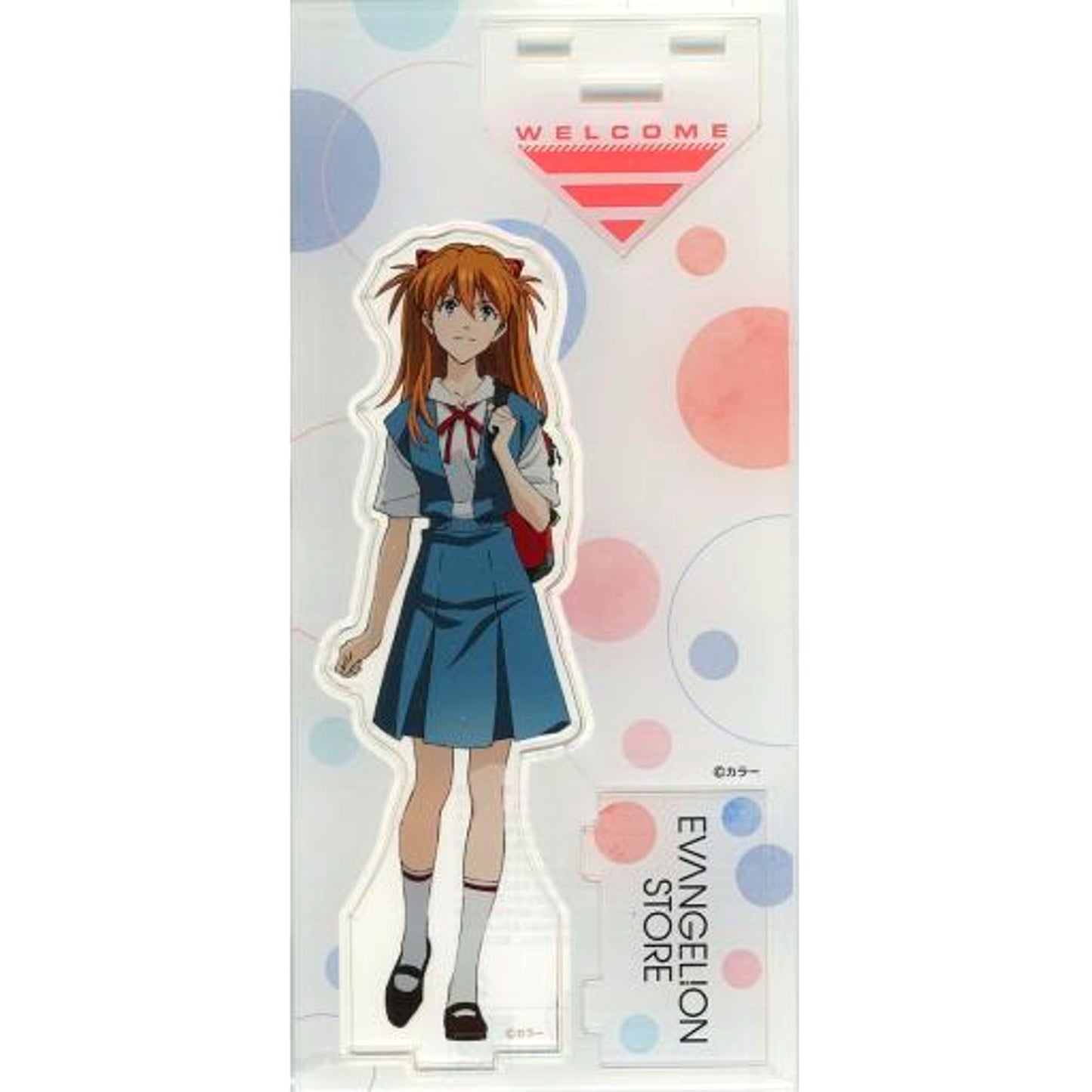 Asuka Langley Shikinami Acrylic Stand Outing with 5 Characters Evangelion Eva Store Ltd [USED]