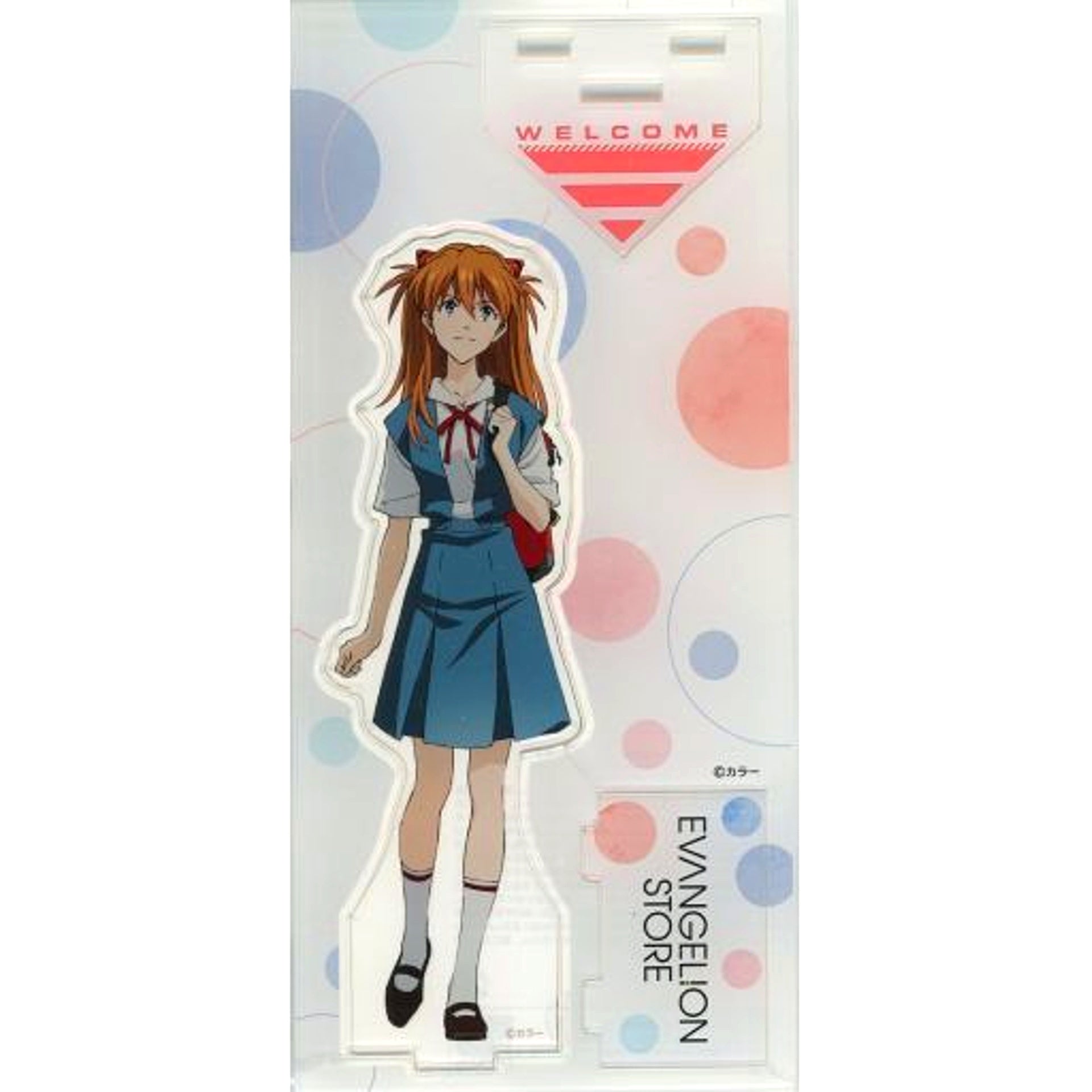 Asuka Langley Shikinami Acrylic Stand Outing with 5 Characters Evangelion Eva Store Ltd [USED]