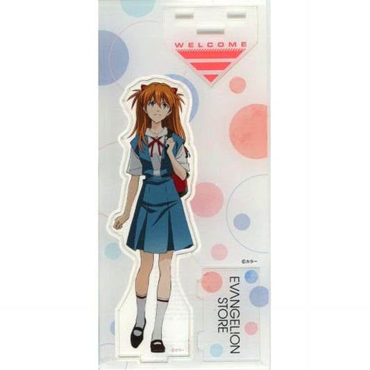Asuka Langley Shikinami Acrylic Stand Outing with 5 Characters Evangelion Eva Store Ltd [USED]