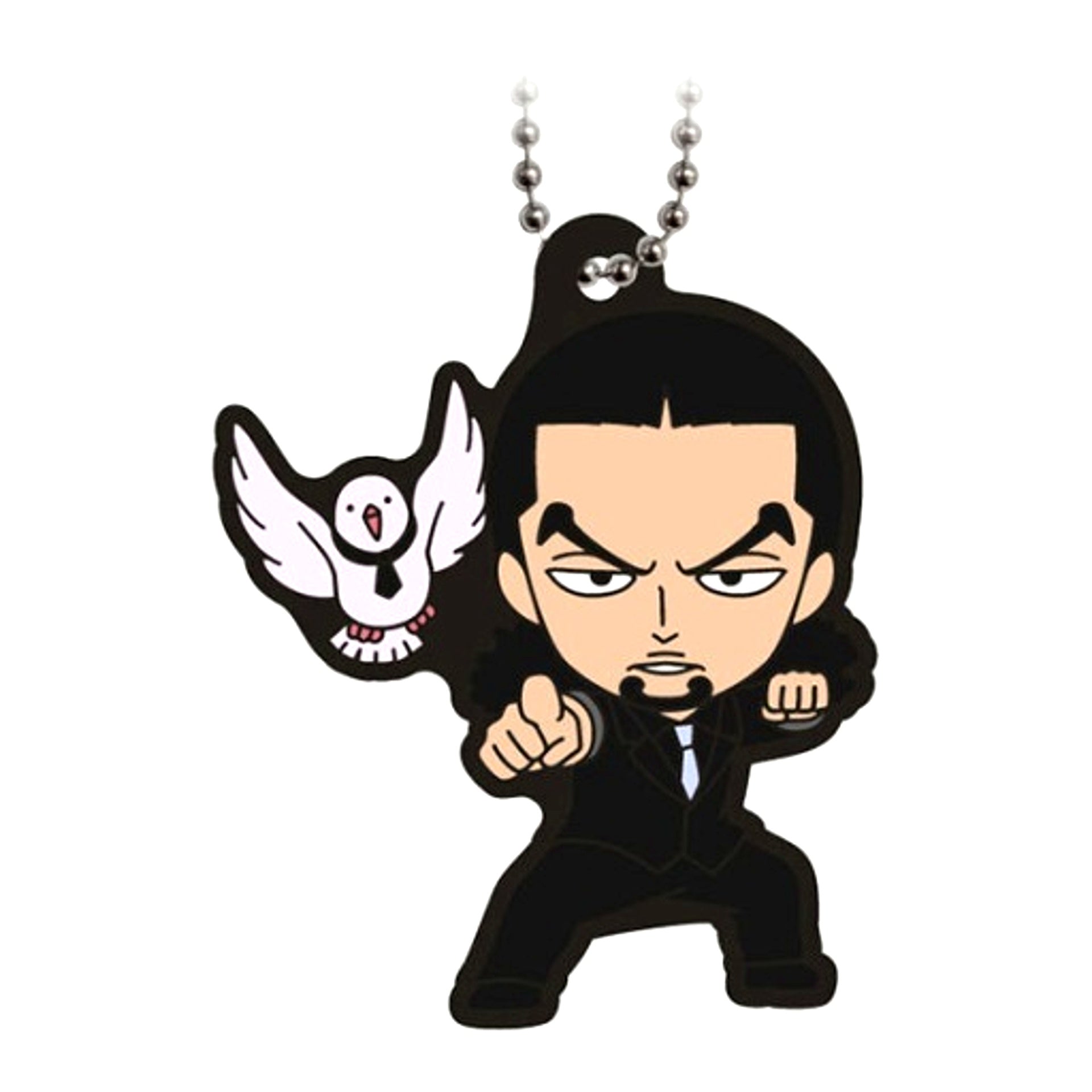 Rob Lucci One Piece Capsule Rubber Mascot Luffy Gear Collection [USED]