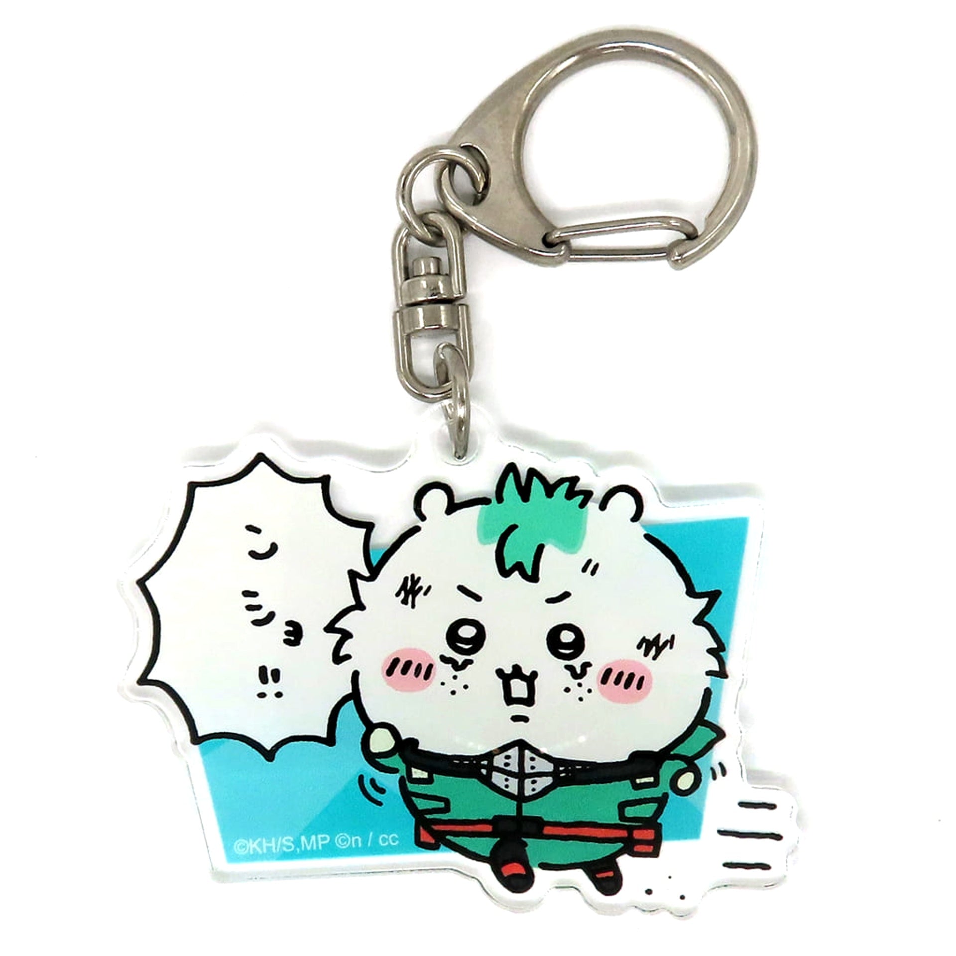 My Hero Academia X Chiikawa: Nanka Chiisakute Kawaii Yatsu Izuku Midoriya Chiikawa Hero Ha Nakanai Acrylic Keychain Pop Up Store Limited Keychains [USED]