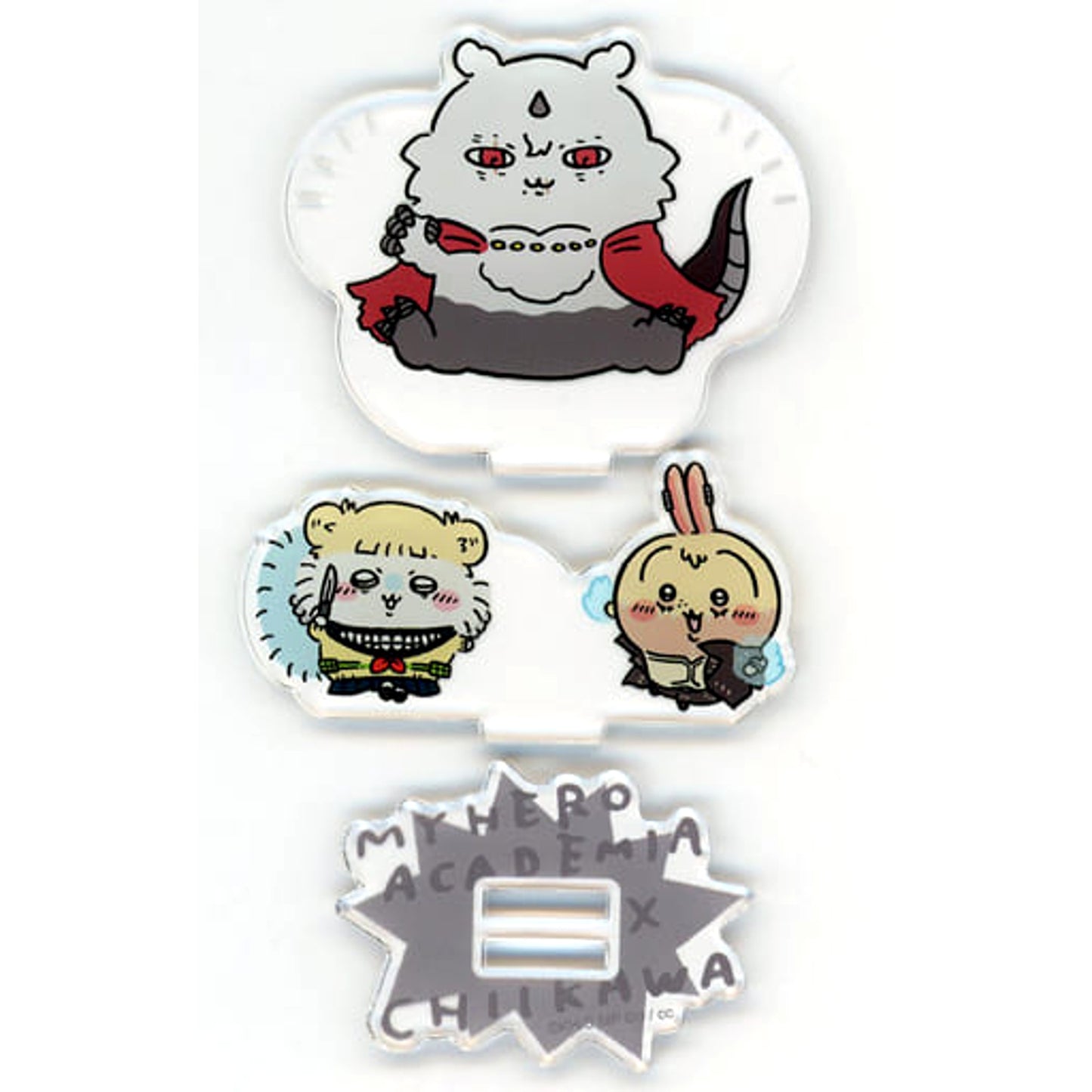 My Hero Academia X Chiikawa: Nanka Chiisakute Kawaii Yatsu Villain Layered Acrylic Stand Pop Up Store Limited Acrylic Stands [USED]