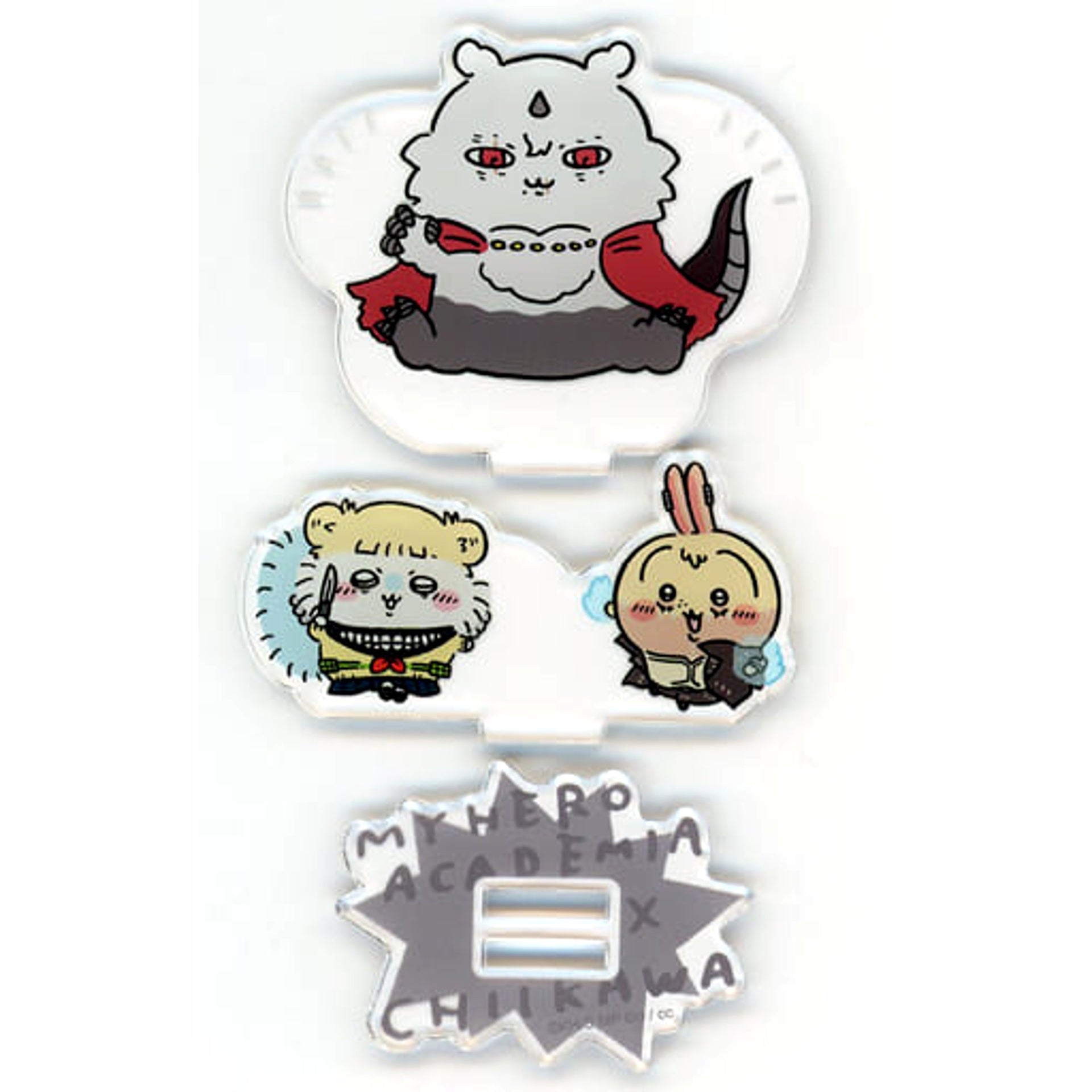 My Hero Academia X Chiikawa: Nanka Chiisakute Kawaii Yatsu Villain Layered Acrylic Stand Pop Up Store Limited Acrylic Stands [USED]